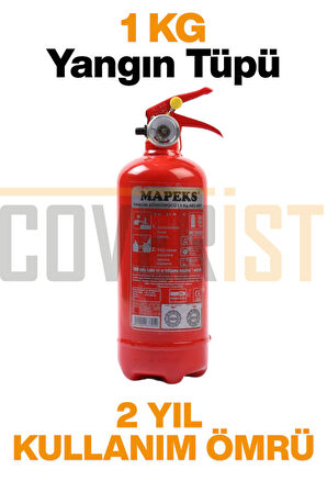 Eva Trafik Seti Plus - 1 KG Yangın Tüpü - 2 Yıllık - Kırmızı - Bronz Paket