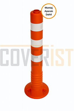 Plastik Yol Şerit Ayırıcı Otopark Dubası 75cm Reflektifli Delinatör