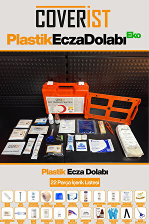 İş Yeri İlk Yardım Çantası Ecza Dolabı Acil Müdahale Seti - Eko Paket