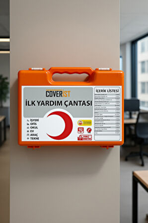 İş Yeri İlk Yardım Çantası Ecza Dolabı Acil Müdahale Seti - Eko Paket