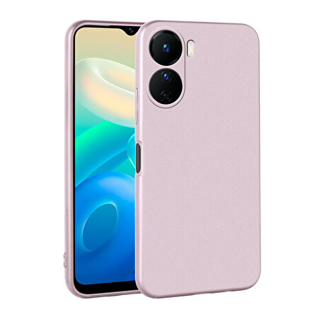 Gpack Vivo Y16 Kılıf Kamera Korumalı Premier Mat Silikon