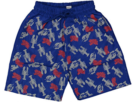 YENGEÇ DESENLİ ERKEK DENİZ ŞORTU