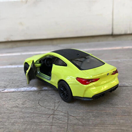 Welly Bmw M4 1/36 Ölçek Diecast Metal Araba Model Araba Oyunca Araba 12 Cm