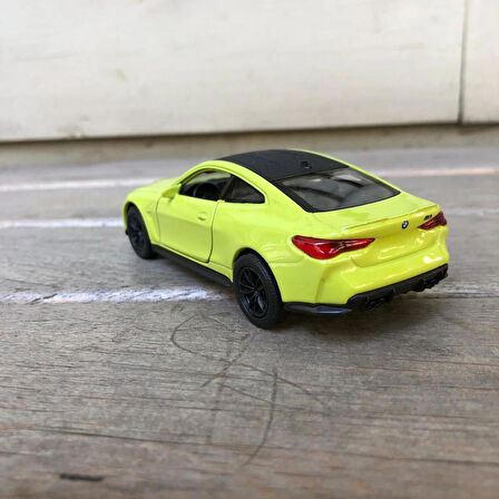 Welly Bmw M4 1/36 Ölçek Diecast Metal Araba Model Araba Oyunca Araba 12 Cm