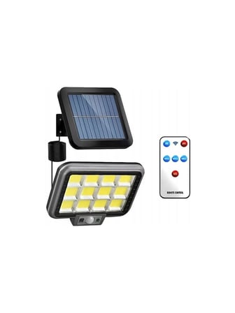 HS-8021 144 Led Güneş Enerjili 3 Mod Kumandalı 4.5 Mt Kablolu Kaliteli Sensörlü Solar Sokak Lambası