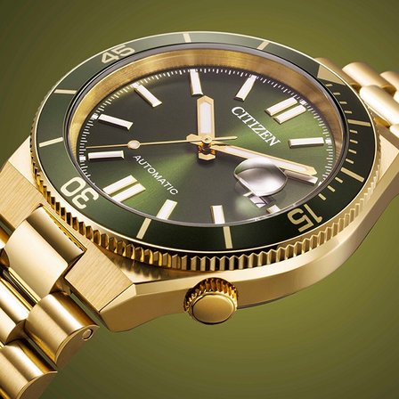 Citizen Tsuyosa Shore Moss Green NJ0232-53X Otomatik Erkek Kol Saati