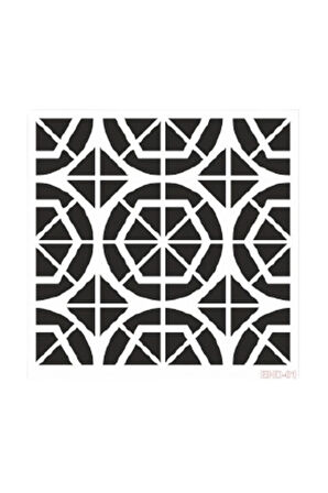 Cadence Duvar Stencıl Şablon 45*45cm Ehd-01 Stencıl Şablon