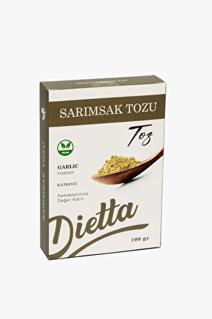 DİETTA FOOD KURUTULMUŞ SARIMSAK TOZU 100 GR 