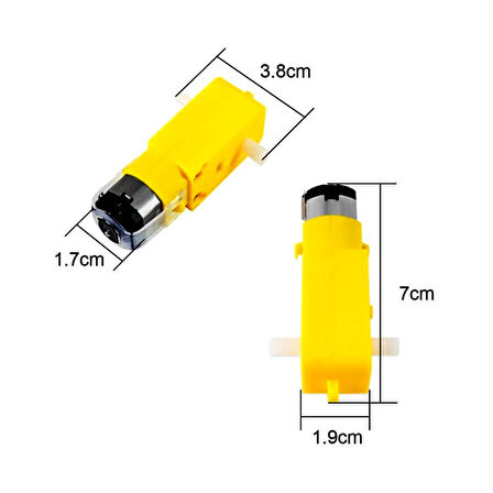 Esmay Sarı Motor 3 lü Blıster