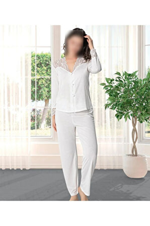 Kadın Ekru Penye Kutulu 6'lı Gelin Çeyiz Seti ROZ.96.EL.10.T