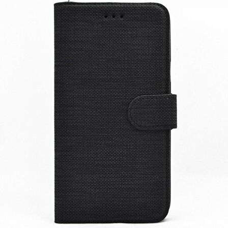 Smcase Samsung Galaxy Note 10 Plus Kılıf Kumaş Spor Standlı Cüzdan