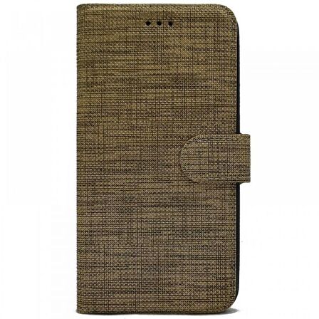 Smcase Xiaomi Redmi 9C Kılıf Kumaş Spor Standlı Cüzdan