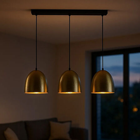 Modesco Tarapoto 3'lü Dekoratif Sıralı Avize