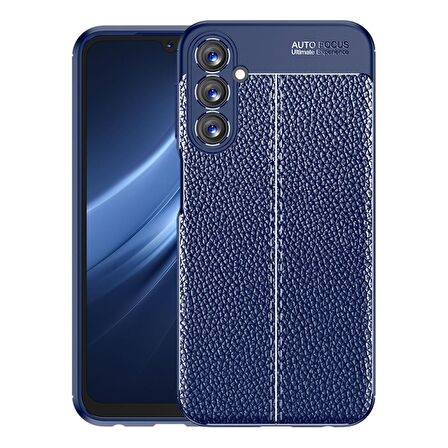 Gpack Samsung Galaxy A24 Kılıf Niss Silikon Deri Görünümlü Korumalı