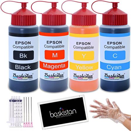 Epson L3050 için Mürekkep Seti (4x500 ml) 15000 Sayfa Baskı