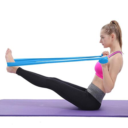 Pilates Bandı Plates Egzersiz Direnç Lastiği 1 Adet