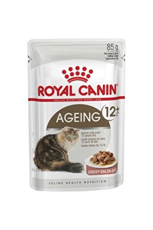 Royal Canin Ageing +12 Gravy Soslu Pouch Yaşlı Kedi Yaş Maması 12adetx85gr