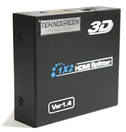 TeknoGreen 1x2 Port Hdmi 3D Splitter Çoğaltıcı