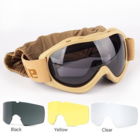 Evolite Balistik Protector Goggle-Sand