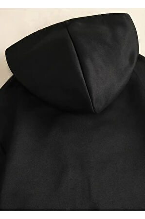 DAİSY KİDS Pamuklu Özel Tasarım ASLAN Baskılı Siyah Çocuk Sweatshirt