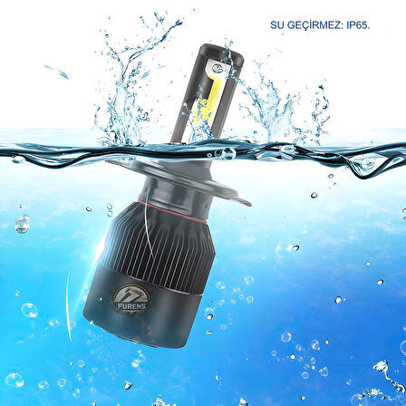Honda Civic İES 1996-2001 Uzun-Kısa Far Uyumlu Şimşek Etkili Led Xenon LightSeries H4