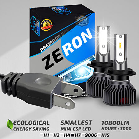 Renault Megane 4 2016-2021 Uzun Far Uyumlu Şimşek Etkili Led Xenon Premium Series H7