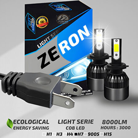 Opel Astra J 2009-2020 Kısa Far Uyumlu Şimşek Etkili Led Xenon Light Series H7