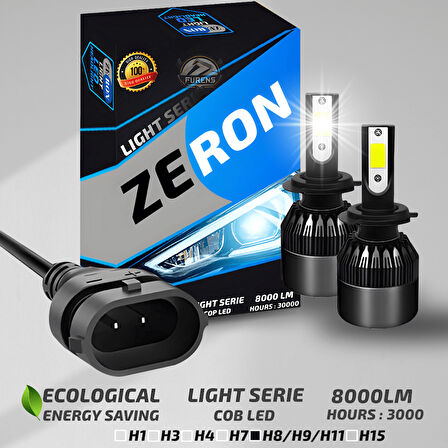 Peugeot 301 2012-2021 Sis Farı Uyumlu Şimşek Etkili Led Xenon Light Series H11