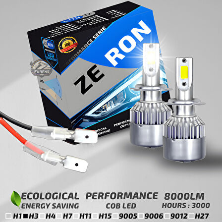 Toyota Corolla Efsane Kasa Sis Farı Uyumlu Şimşek Etkili Led Xenon Performance Series H3