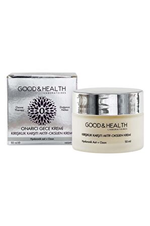 GOOD & HEALTH OZONE THERAPY KIRIŞIKLIK KARŞITI ONARICI GECE KREMİ 50 ML