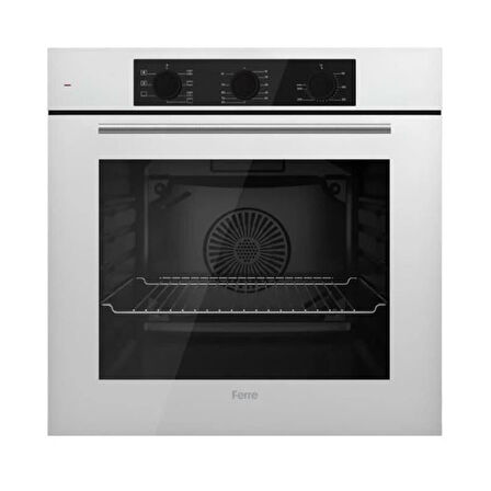 Ferre Beyaz Set ( D087 Beyaz Davlumbaz -CS206 Beyaz Ocak- QBL62CB Beyaz Fırın )