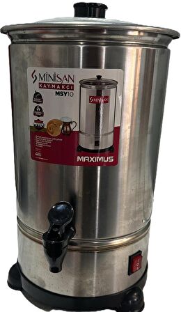 Minisan Kaymakçı 10 Litre Musluklu 2 Kademeli Motorlu Yayık Makinesi