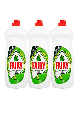 Fairy Bulaşık Deterjanı Elma 650 ml x 3 Adet