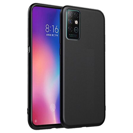 Smcase İnfinix Note 8 Kılıf Lüks Mat Silikon  Nano Ekran Koruyucu