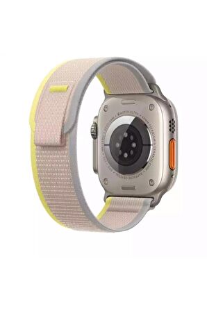 Apple Watch Ultra 49 Mm Uyumlu Trail Loop Kordon Dokuma Hasır Kordon