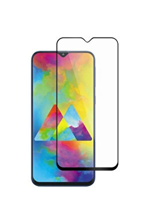 Samsung Galaxy A20 Kırılmaz Cam Tam Kaplayan Ekran Koruyucu - Siyah