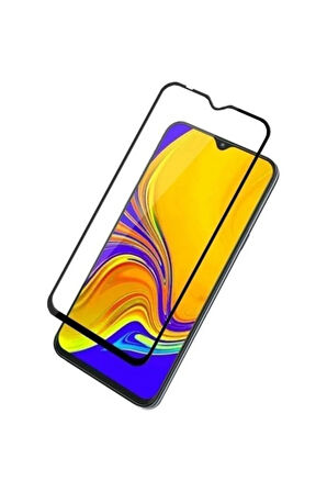 Samsung Galaxy A20 Kırılmaz Cam Tam Kaplayan Ekran Koruyucu - Siyah