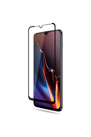 Samsung Galaxy A01 Kırılmaz Cam Tam Kaplayan Ekran Koruyucu - Siyah - Extra İnce