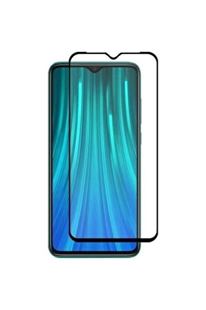 Xiaomi Redmi Note 8 Pro Kırılmaz Cam Tam Kaplayan Ekran Koruyucu - Siyah