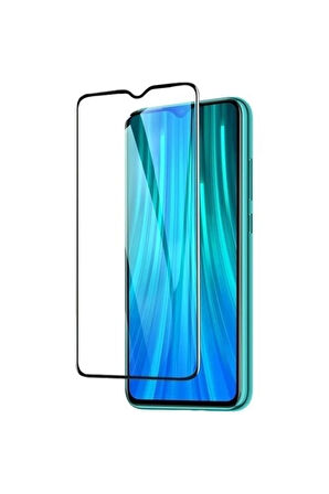 Xiaomi Redmi Note 8 Pro Kırılmaz Cam Tam Kaplayan Ekran Koruyucu - Siyah