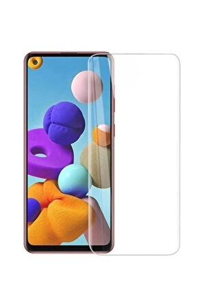 Samsung Galaxy A21s Kırılmaz Cam Nano Ekran Koruyucu Extra Darbe Emici