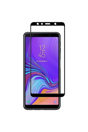 Telbor Samsung Galaxy A7 2018 Tam Kaplayan Ekran Koruyucu Cam