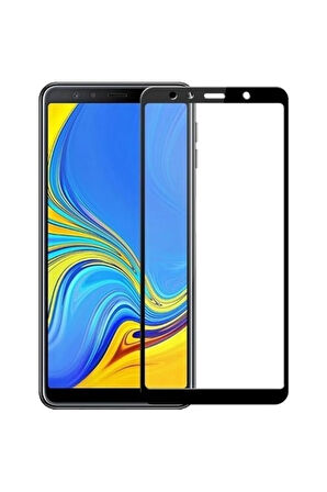Telbor Samsung Galaxy A7 2018 Tam Kaplayan Ekran Koruyucu Cam