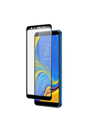 Telbor Samsung Galaxy A7 2018 Tam Kaplayan Ekran Koruyucu Cam