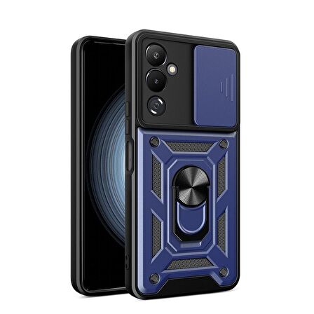Gpack Tecno Pova Neo 2 Kılıf Sert Silikon Tank Aramid Sürgülü Vega Yüzüklü