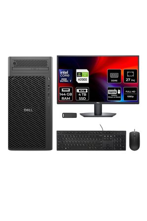 Pro Max T2 Core Ultra 7 265K RTX 2000 Ada 16GB 144GB RAM 4TB SSD 27" FHD FreeDOS FCT22507P772 Masaüstü İş İstasyonu + PER4 USB Bellek