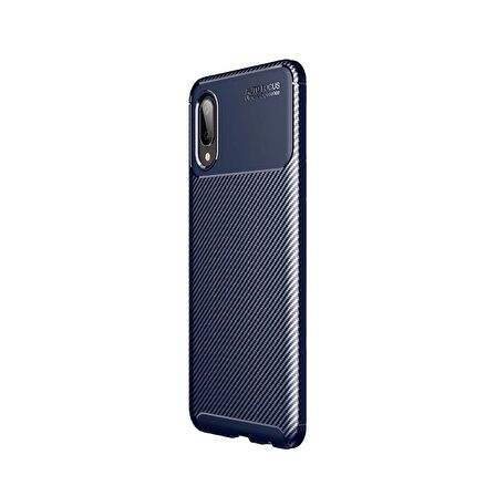 Smcase Samsung Galaxy A02 Kılıf Negro Karbon Silikon