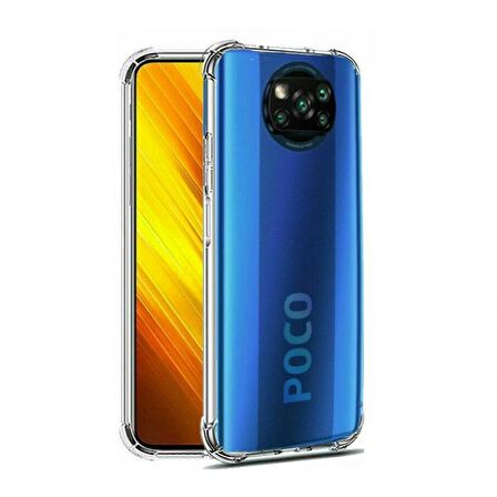 Smcase Xiaomi Poco X3 Pro Kılıf Darbe Korumalı Silikon