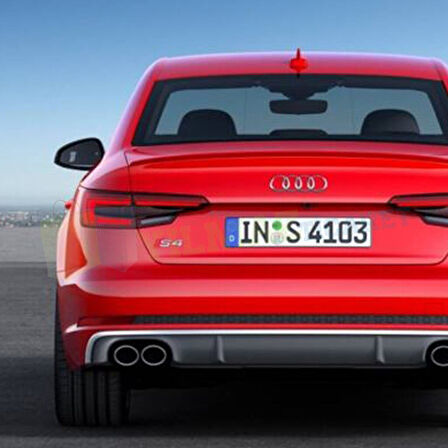 Audi S4 Arka Bagaj Arma Logo Amblem Paslanmaz Çelik Yüksek Kalite