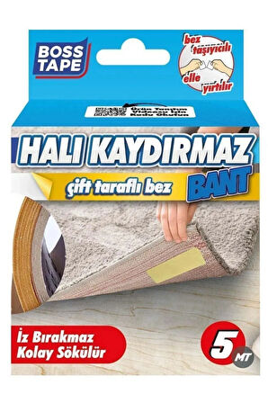 Boss Tape Halı Yapıştırma Bandı Halı Kaydırmaz 50 mm x 5 M